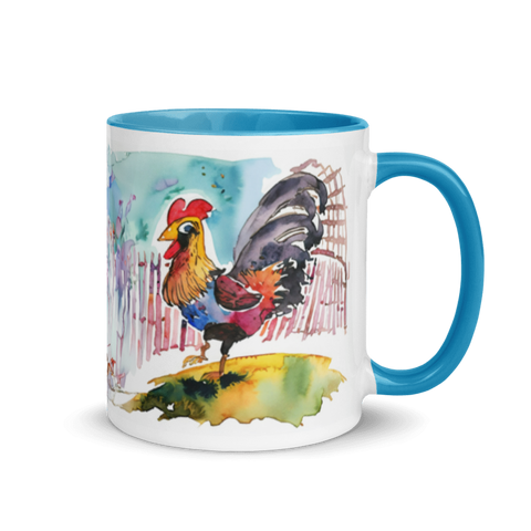 Rooster Mug № 2 (Blue)