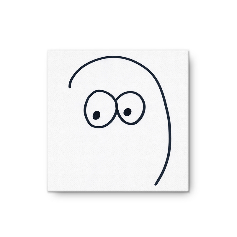HALF-FACE Canvas Print