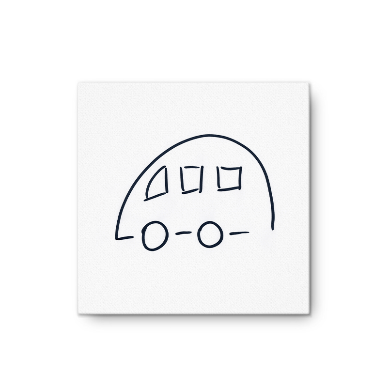 MINIVAN Canvas Print