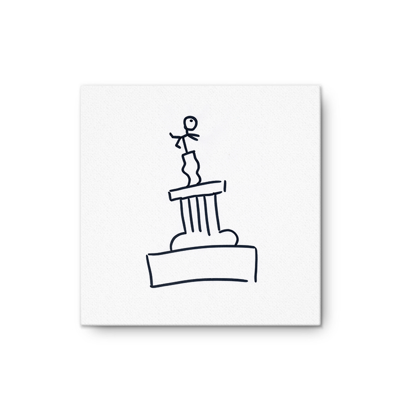 PEDESTAL Canvas Print