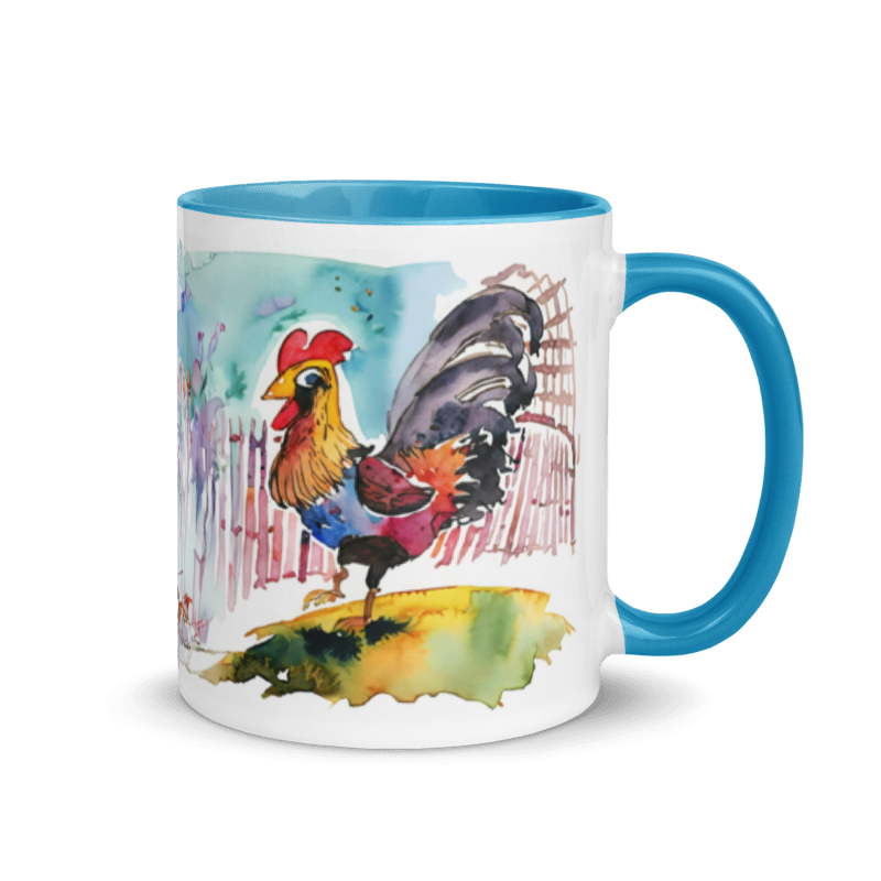 Rooster Mug № 2 (Blue)