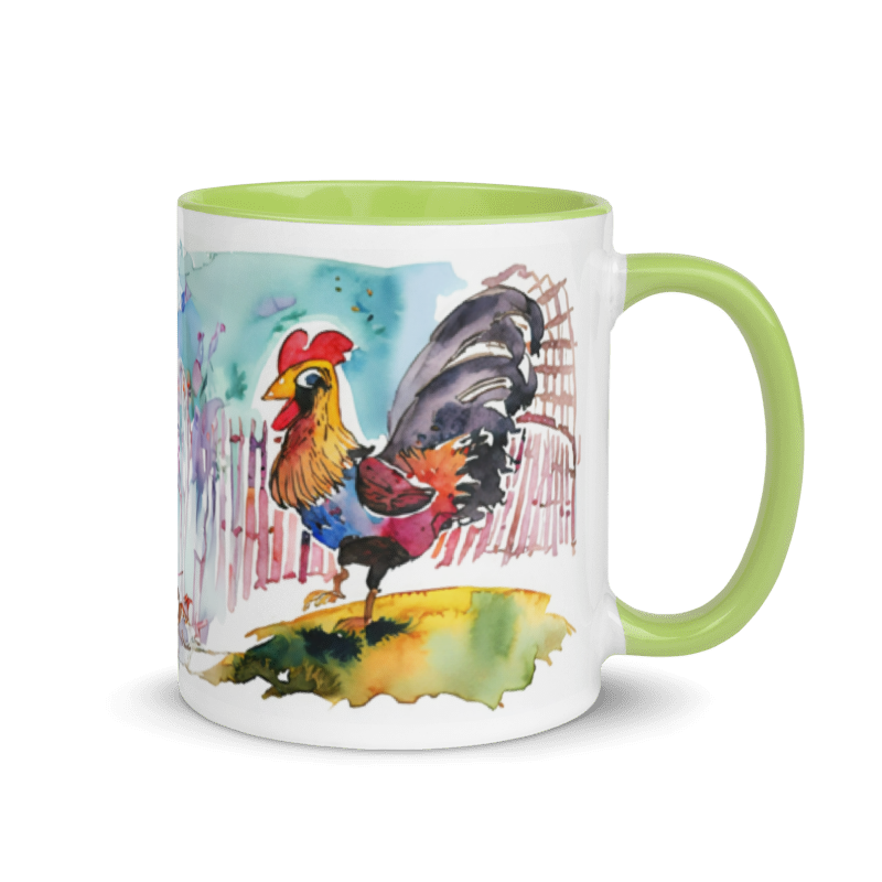 Rooster Mug № 2 (Green)